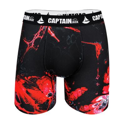 China Wholesale Fashion Antibacterial Printing Breathable Polyester Customize Logo Men Briefs for sale