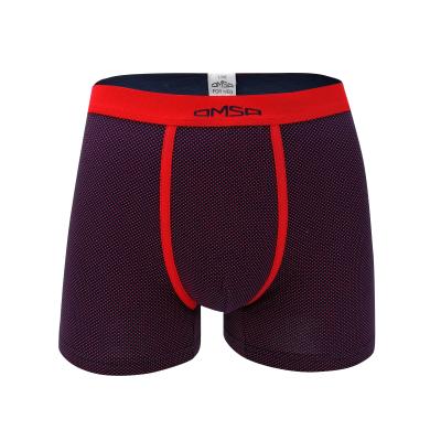 China Fashion Red Dot Printing Mens Antibacterial Boxer New Year Hotsale Cotton Underwear Boxers for sale