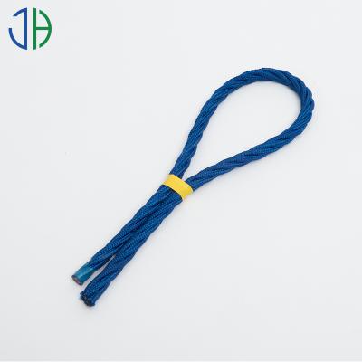 China High Quality Construction 16mm Nylon Playground Climbing Rope With Steel Core for sale