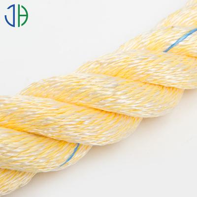 China Fishing High Quality 4 Strand Twist PET Polyethylene Rope Fishing Rope for sale