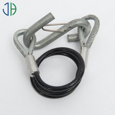 China Stainless Steel PE Coated Steel Wire Rope Sling Lock With Aluminum Dice And Ferrules for sale