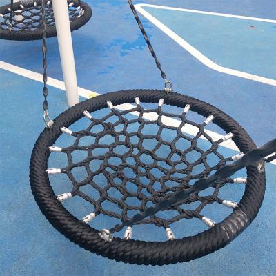 China Modern Outdoor Kids Nest Round Web Swing Kids Foldable Hanging Net Swing for sale