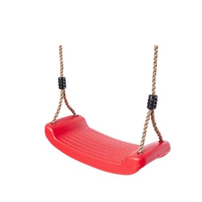 China Contemporary PE Rope Kids Swing Outdoor Garden Children Plastic Swing Seat for sale