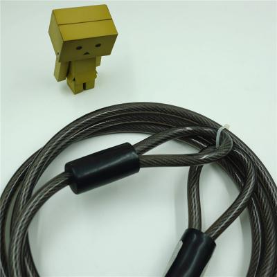 China Nylon Plastic Coated Structural Steel Wire Rope Lock Cable for sale