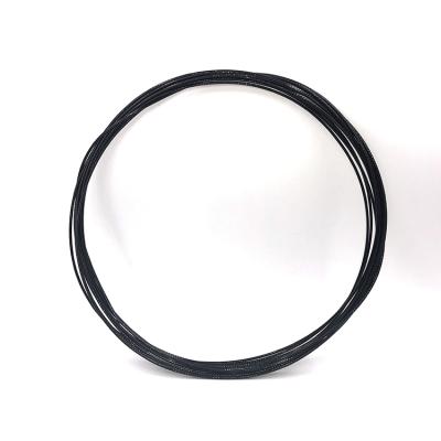 China Construction in stock nylon black coated 304 stainless steel 1.5mm wire rope for sale