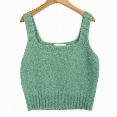 China Discount Custom Women's Anti Pilling Sweaters Solid Knitted Sweater Women Sweater Vest for sale