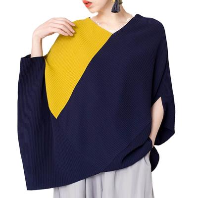 China Poncho Coats Women Long Sweater Poncho Poncho Coats Women's Pullover Long Sleeve Anti-wrinkle Knitted Sweater Women Wholesale for sale