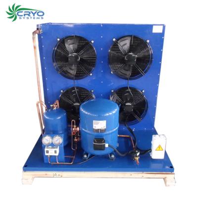 China Hotels milk condensing unit and evaporator units, deep freezing equipment unit for sale