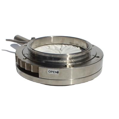 China ADKD Series Iris Diaphragm Valve Double Diaphragm General Double Sided OEM Stainless Steel Mount Connection Size 4-12 in. for sale