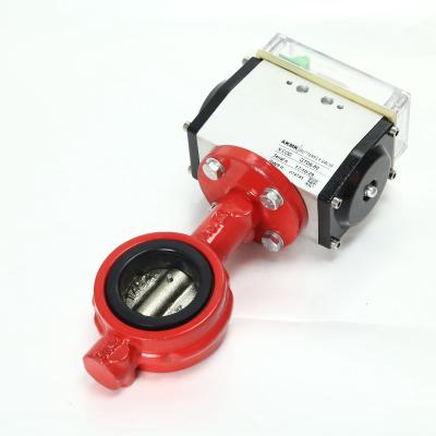 China Commercial Kitchen GTD Butterfly Valve Water Medium Pressure Medium Temperature Commercial Kitchen Mount For Clip Type / dn40-dn300 / 2