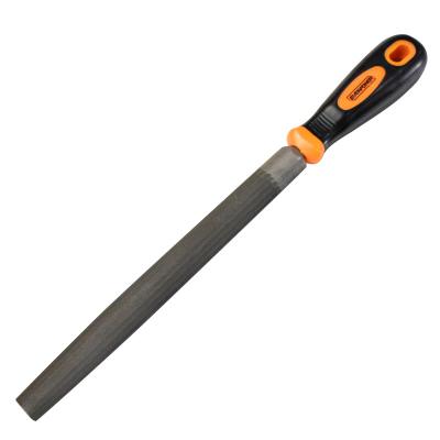 China Half Round File Metallurgical Steel Needle Files Half Round File Tool Carpentry Deburring Training Sharpening Hand Saw Tool 10Inches for sale