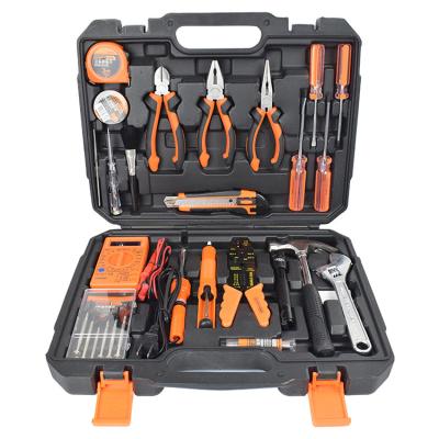 China Easy Carry EVERPOWER Made In China Free Sample Hand Tool Home Tools Box Set 27 PC Electric Tool Kit Portable Plastic Box Easy Carry 3.75kg for sale