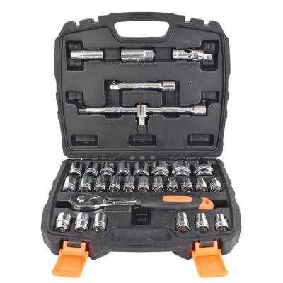 China Repairing Tools 1/2 Hot Selling DR Socket Set Multifunctional Repairing Tool Combination Car Repair Tool Kit Box Mechanic for sale