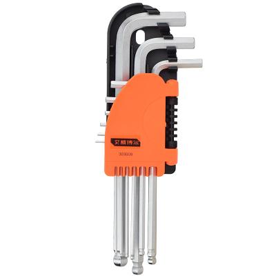 China Big Price S2 Multifunctional Allen Wrench Set Allen Keys Hex 9pcs Wrench for sale