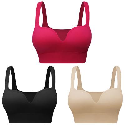 China Breathable New Design 3D Seamless Bra Ladies Three-Dimensional Girls Running Gathering Sports Shockproof Bra For Women for sale