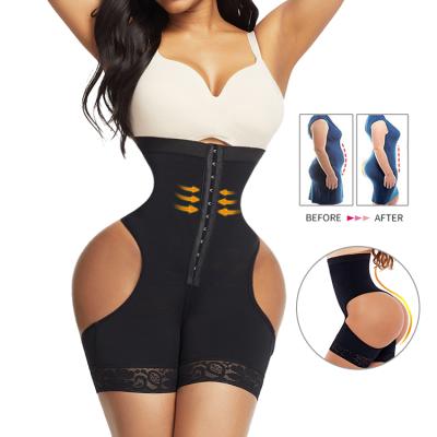 China Antibacterial Women's Shapewear Tummy Control High Waist Women's Panties Body Shaper Butt Lifter Shaping Panties for sale