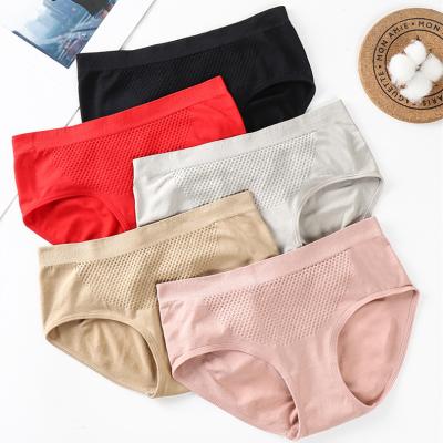 China 7 Different Pack Color Pack Full Cotton Blend Panties Ladies Antibacterial Comfortable Soft Mature Seamless Ladies Panties Antibacterial for sale