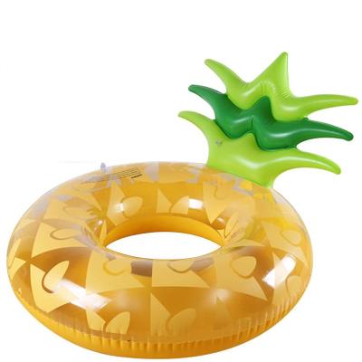 China OEM/ODM Kid's Inflatable Ring Swimming Toys - Cute Pineapple Pool Floats Summer Beach Party Toys Outdoor Float Pools For Adults for sale