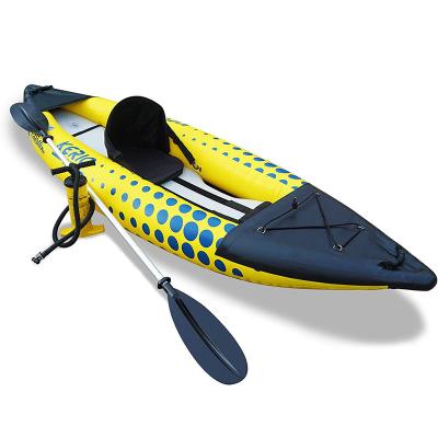 China 2022 Pre-Sale PVC Kayak 1 Seat Team Kayak Travel Family Fishing Kayak Maximum Style Double Kids BOAT for sale