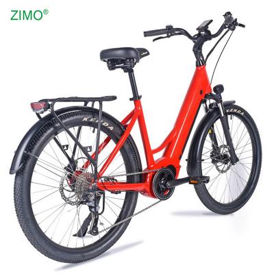 China 2021 Hot Selling Aluminum Alloy Electric City Bike Pedal Assist for sale