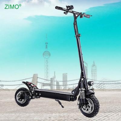 China 1000w unisex front and rear spring suspension foldable wide wheel scooter, dual motor electric folding scooter for sale