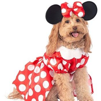 China Minnie Mouse Stocked Dog Costume for sale