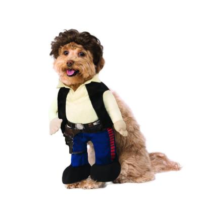 China Viable PC0062 Han Solo Costume for PetsDog costume with wigs for sale