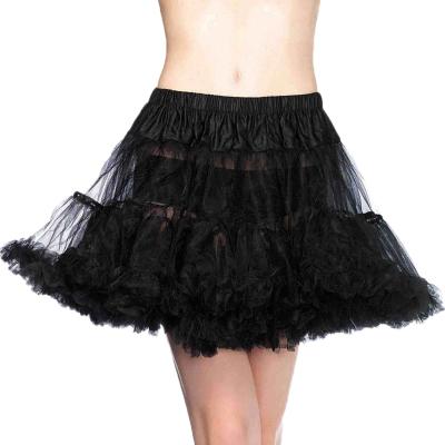 China Eco-Friendly Black Layered Tulle Petticoat for sale