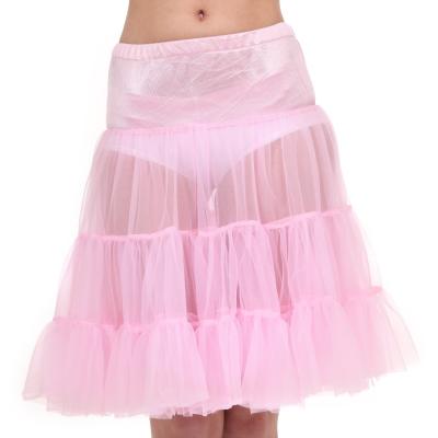 China Eco-Friendly Adult Pink Knee Length Crinoline for sale