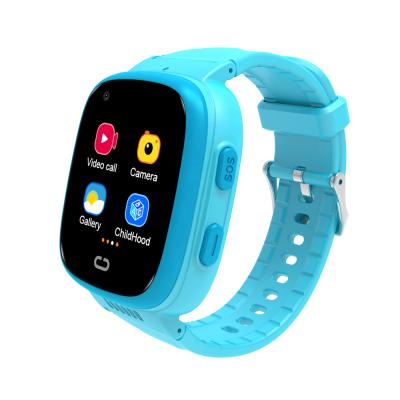 China New Design 3G Child Watch Kid Christmas Gift Watch Video Call GPS Location Watch With Light Blue And Dark Blue Pink for sale