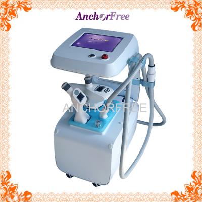 China Portable Multifunctional Beauty Machine With Vacuum RF Laser Roller 3 Handpieces 5 Tips for sale