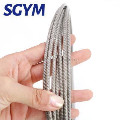 China FABRICATION Wire Rope PVC Coated Wire Rope 7x7 Dia 3mm PVC Coated Wire Rope for sale