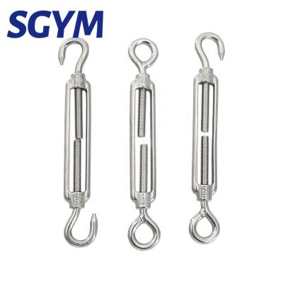 China Eye Hook/Eye Hook Rigging Hardware Wire Rope Tensioner 304 Stainless Steel Body Hook Eye Open Lantern/Eye Hook for sale