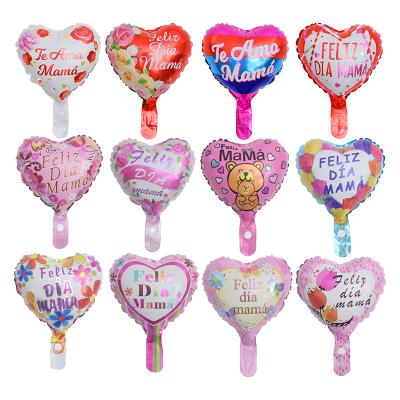 China 10 Inch Spanish Happy Mother's Day Party Decoration Balloons Te Amo Feliz Dia Mama Mom Foil de la madre Globos for Party Decoration for sale