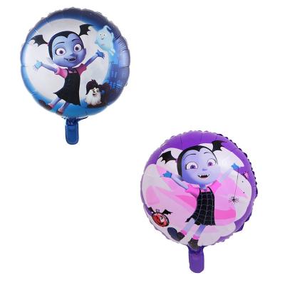 China 18 Inch Halloween Vampire Girl Foil Party Decoration Balloons Birthday Party Decorations Balloons Halloween Decorations for sale