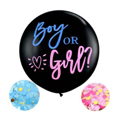 China Latex Gender Reveal Confetti Balloon 36