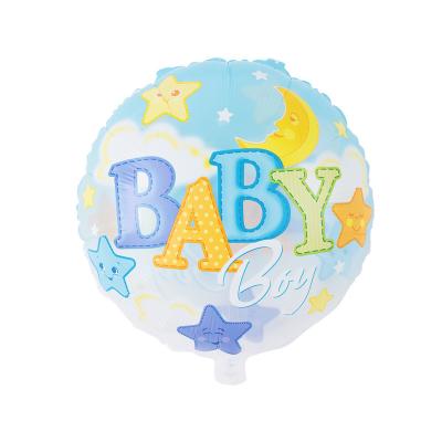 China Party Decoration Girl or Boy Gender Reveal Balloons Foils 18 Inch Balloons Pink Blue Round Balloons Baby Shower Gifts for sale