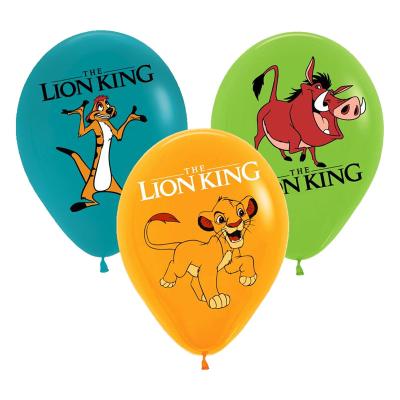 China Party Decoration 12inch Animal Character Lion King Latex Balloon Cartoon Globos for Kids Birthday Party Decoration for sale