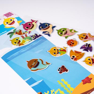 China Kids Gift And Fun Sticker Makers 3d Sticker Sheets With Your Own Design for sale