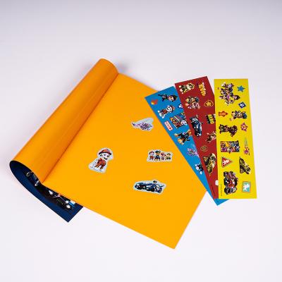 China Kids Gift Kids Sticker Album Favorite Custom with 50 Toy Stickers for sale