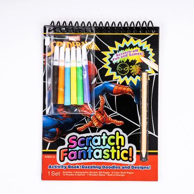 China Custom Activity Book Scratch Off Scratch Book And Drawing Books For Kids Art Supplies for sale