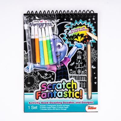 China Custom Paper Scratch Off Scratch Book And Drawing Books For Kids Toys for sale