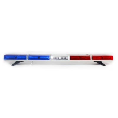 China 1500Mm 59 Inch 100W 150W Ambulance Emergency Flashing Light Blue Led Warning Bars With Siren Speaker 1500*200*140mm for sale