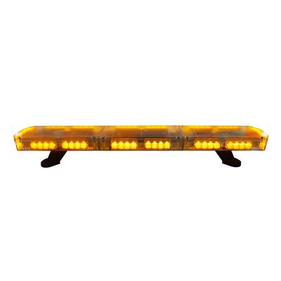 China Amber Led Mini Light Bar Emergency Vehicle Ultra-thin Light Bar Led Police Car Roof Warning Lightbar 925*155*107.5mm for sale