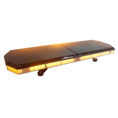 China waterproof & Factory Product Dustproof Amber Led Black Cover Warning Vehicle Truck Emergency Led Mini Lightbar for sale