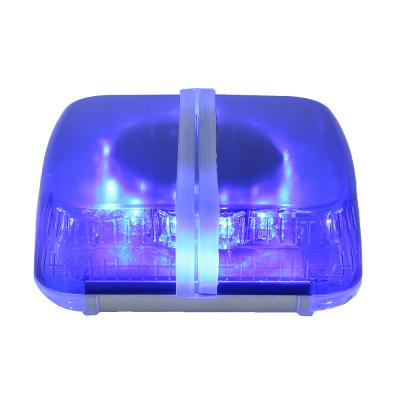 China Newest PC HAIBANG Export Item Emergency Square Led Vehicle Warning Lights Mini Lightbar Led Revolve Beacon for sale