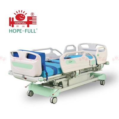 China HOPEFULL hospital bed multifunctional electric standup hospital icu bed hospital electric medicl bed for patient for sale