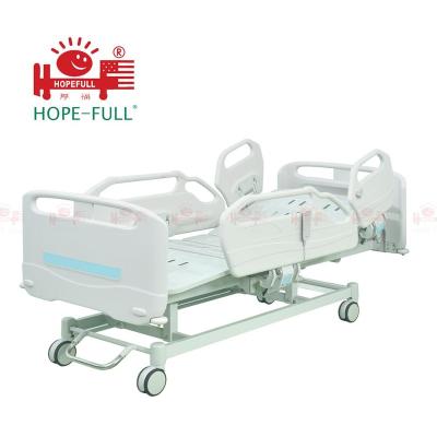 China Home Nursing Clinic Centers HOPEFULL K538a-blue Two function electric hospital bed high quality lit hospital two function electric lift bed for sale