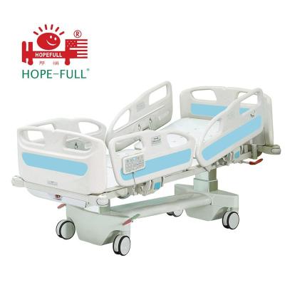 China HOPEFULL hospital bed Hopefull assistant to CMEF hospital bed luxury morden Linak column motor EU standard ICU/CCU bed for sale