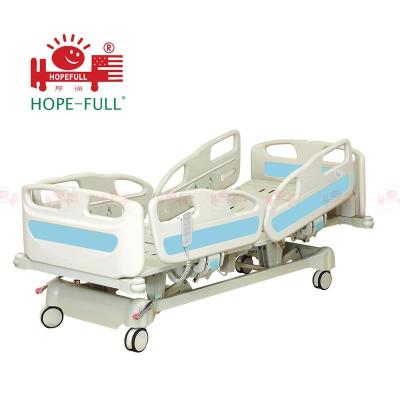 China Wholesale HOPEFULL Bed Height Adjustment Single Bed For ICU Clinic Hospital Bed for sale